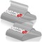 Casafield 100 Velvet Non-Slip Suit Hangers - Space Saving & Swivel Hook for Dress Clothes, Coats, Pants, Shirts, Skirts